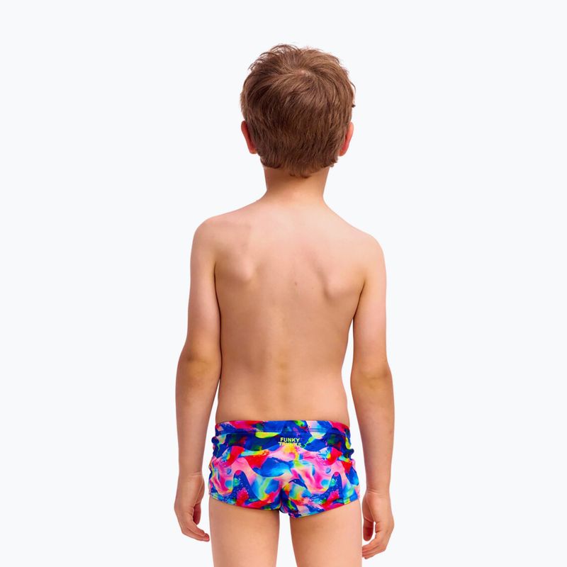 Boxeri de înot pentru copii Funky Trunks Printed Trunks wet wave 3