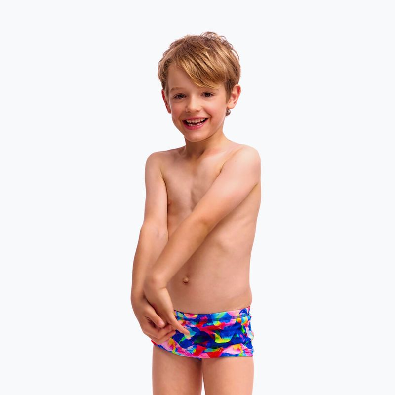 Boxeri de înot pentru copii Funky Trunks Printed Trunks wet wave 5
