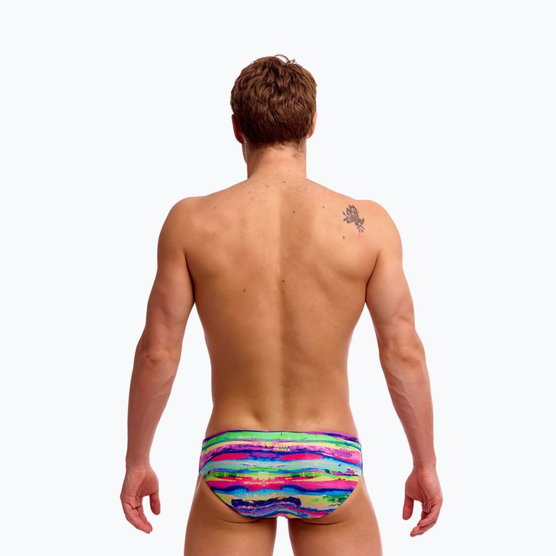 Slipuri de înot pentru bărbați Funky Trunks Classic Brief paint patch 2
