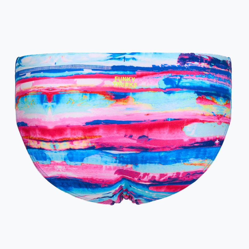 Slipuri de înot pentru bărbați Funky Trunks Classic Brief color cutaway 2