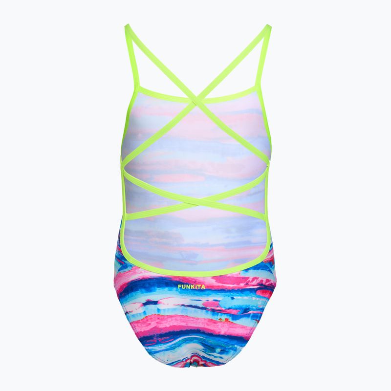 Costum de baie întreg Funkita Strapped In One piece colour cutaway 2