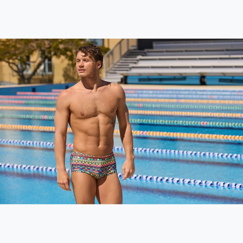 Boxeri de înot pentru bărbați Funky Trunks Sidewinder Trunks packed up 5