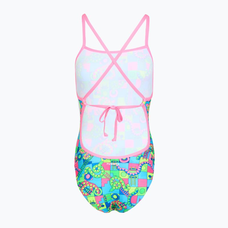 Costum de baie întreg pentru femei Funkita Tie Me Tight One piece lakes & saddles 2