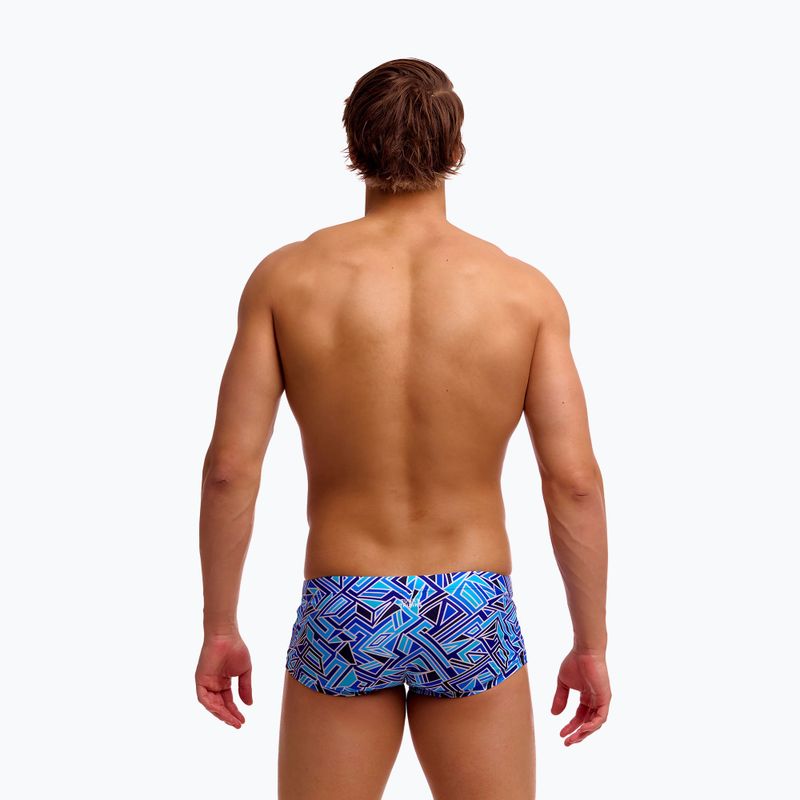 Boxeri de înot pentru bărbați Funky Trunks Classic Trunks blue bits 3