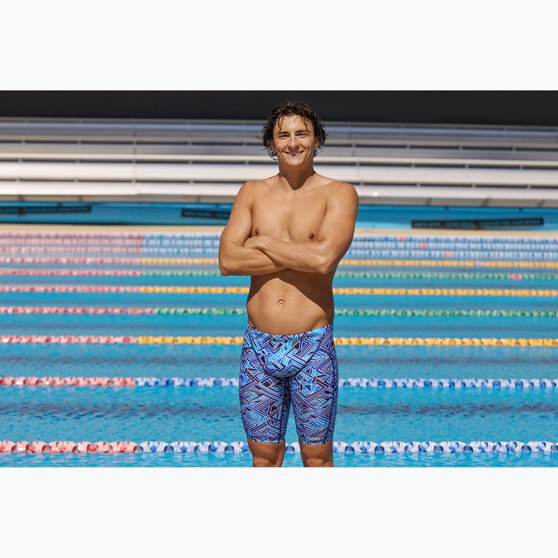 Jammere de înot pentru bărbați Funky Trunks Training Jammers blue bits 6