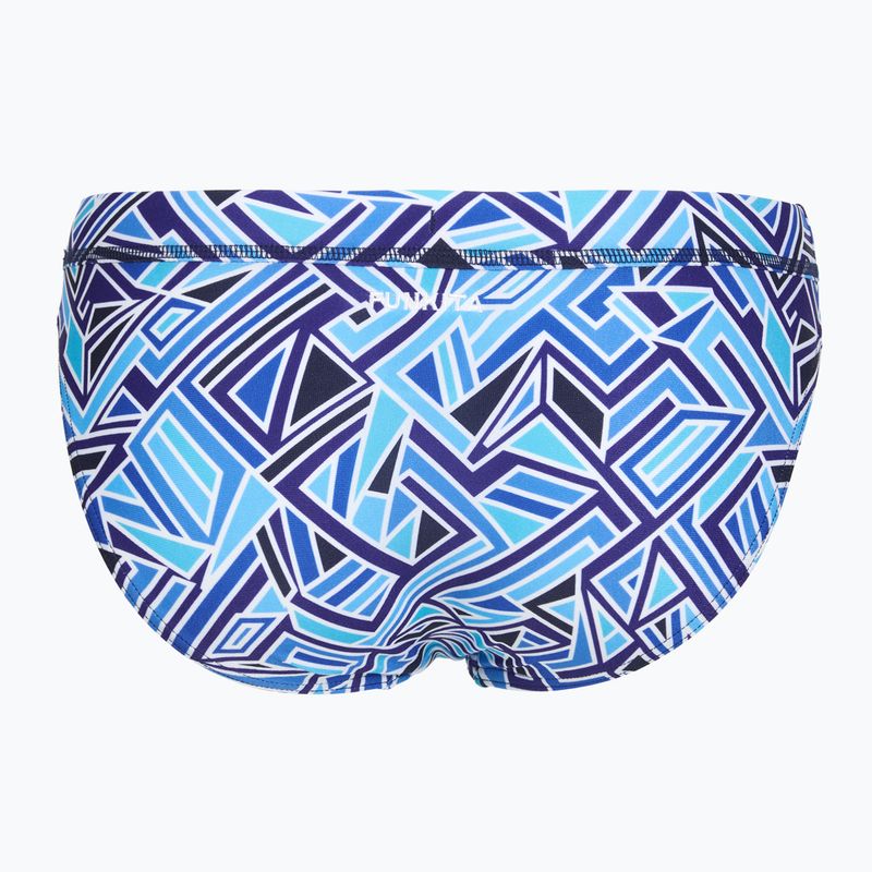 Partea de jos a costumului de baie Funkita Sports Brief blue bits 2