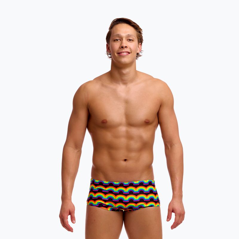 Boxeri de înot pentru bărbați Funky Trunks Sidewinder Trunks rainbowie 2