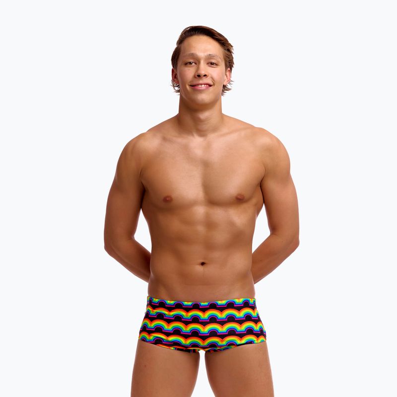 Boxeri de înot pentru bărbați Funky Trunks Sidewinder Trunks rainbowie 3