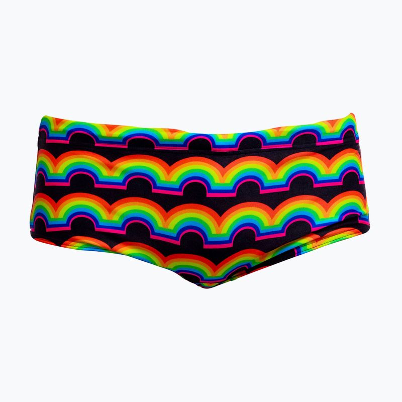 Boxeri de înot pentru copii Funky Trunks Sidewinder Trunks rainbowie