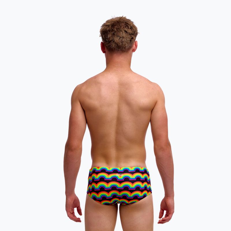 Boxeri de înot pentru copii Funky Trunks Sidewinder Trunks rainbowie 4