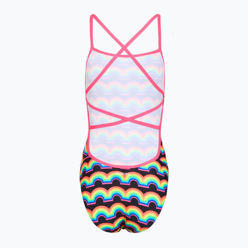 Costum de baie întreg pentru femei Funkita Strapped In One piece rainbowie 2