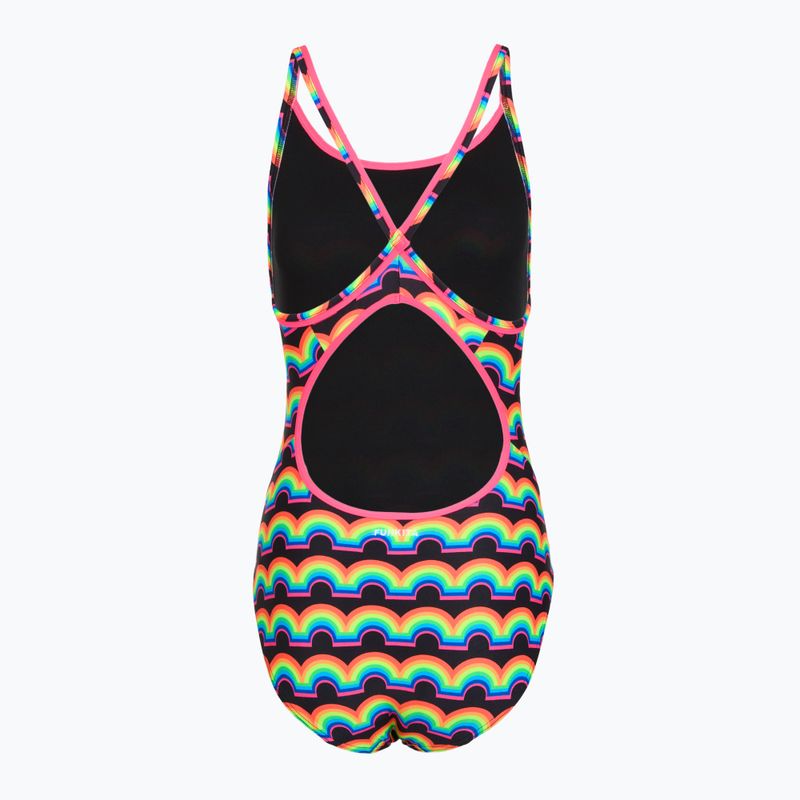 Costum de baie întreg pentru femei Funkita Diamond Secure One piece rainbowie 2
