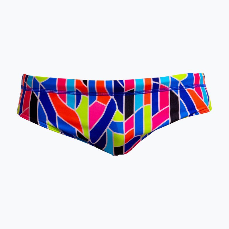 Slipuri de înot pentru bărbați Funky Trunks Classic Brief fault lines
