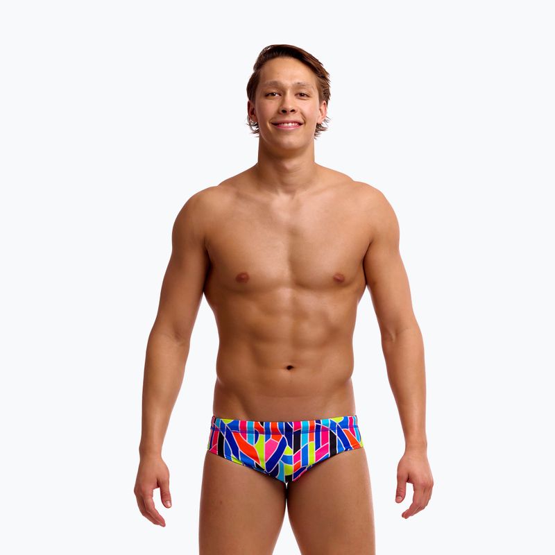 Slipuri de înot pentru bărbați Funky Trunks Classic Brief fault lines 2