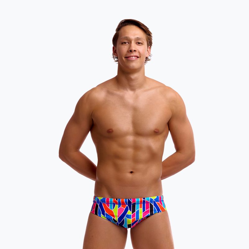 Slipuri de înot pentru bărbați Funky Trunks Classic Brief fault lines 3