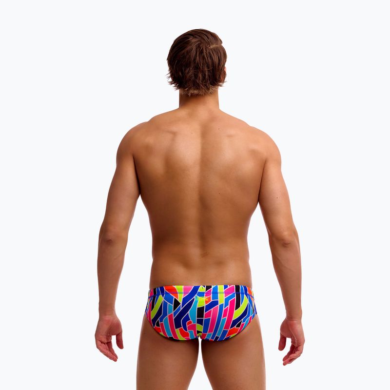 Slipuri de înot pentru bărbați Funky Trunks Classic Brief fault lines 4