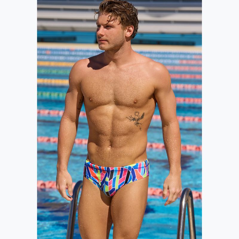 Slipuri de înot pentru bărbați Funky Trunks Classic Brief fault lines 5