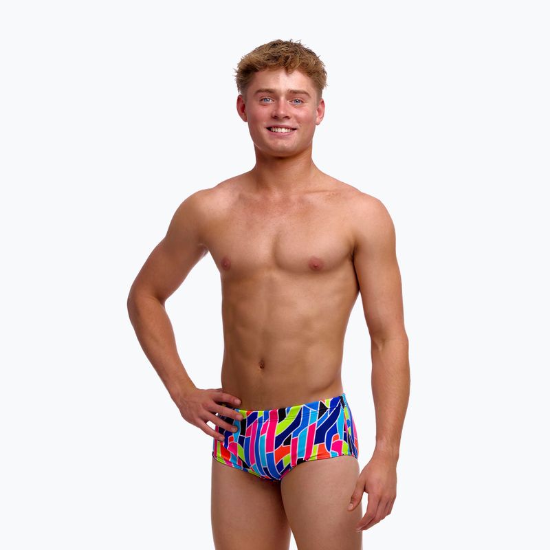 Boxeri de înot pentru copii Funky Trunks Sidewinder Trunks fault lines 3