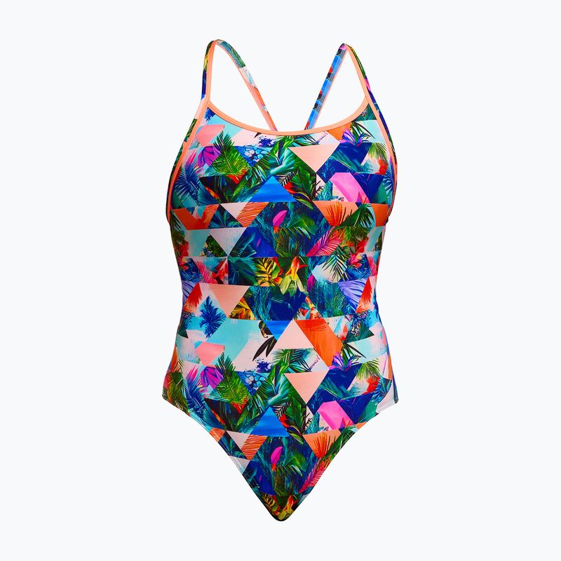 Costum de baie întreg pentru femei Funkita Diamond Back One piece palm prism