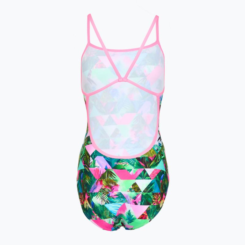 Costum de baie întreg pentru femei Funkita Single Strap One piece sub lime 2