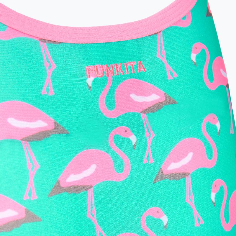 Costum de baie întreg pentru femei Funkita Single Strap One piece go flamingo! 3
