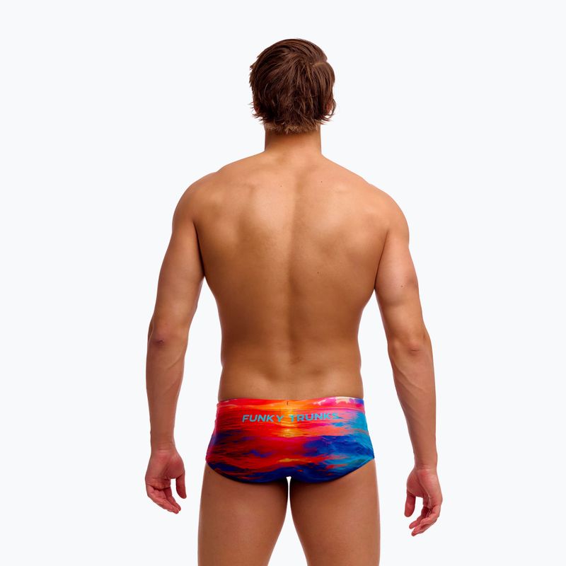 Boxeri de înot pentru bărbați Funky Trunks Sidewinder Trunks sunset delight 4