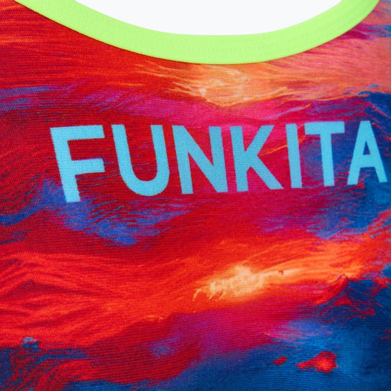 Costum de baie întreg pentru femei Funkita Tie Me Tight One piece sunset delight 3