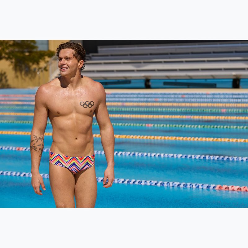 Slipuri de înot pentru bărbați Funky Trunks Classic Brief down up 6