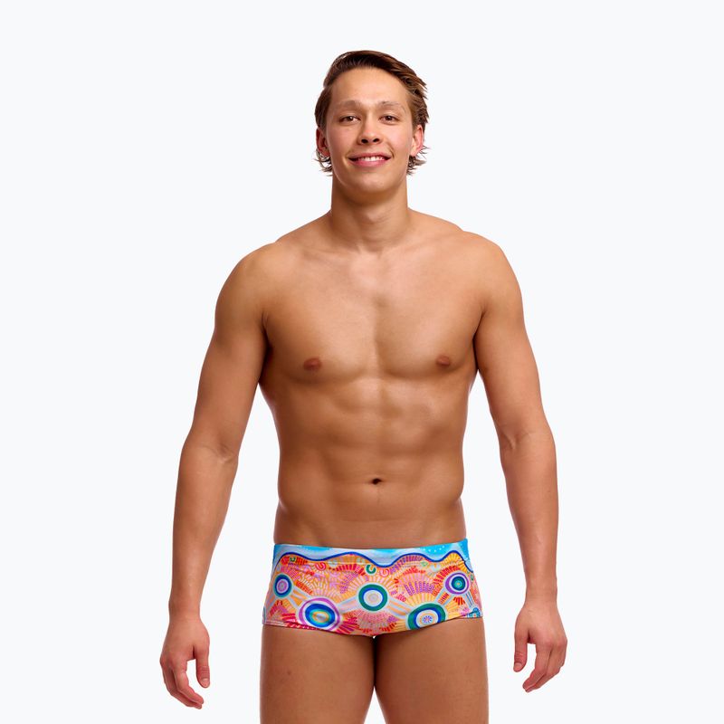 Boxeri de înot pentru bărbați Funky Trunks Sidewinder Trunks kulin colour 2