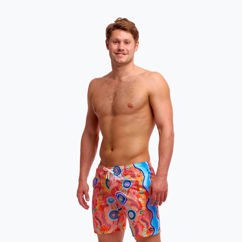 Șorturi de baie pentru bărbați Funky Trunks Long Johnny Short culinary colour 4