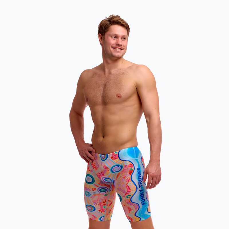 Jammer-uri de înot pentru bărbați Funky Trunks Fast Training Jammer kulin colour 3