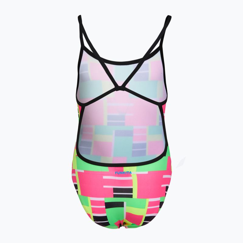 Costum de baie întreg Funkita Single Strap One piece blocked again 2