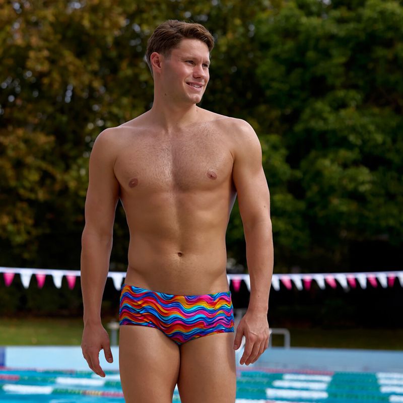 Boxeri de înot pentru bărbați Funky Trunks Sidewinder Trunks plastic fantastic 3