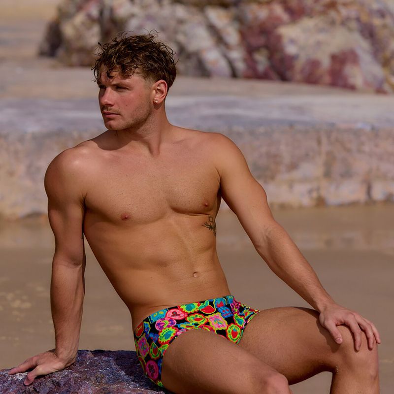Boxeri de înot pentru bărbați Funky Trunks Sidewinder Trunks berry good 6