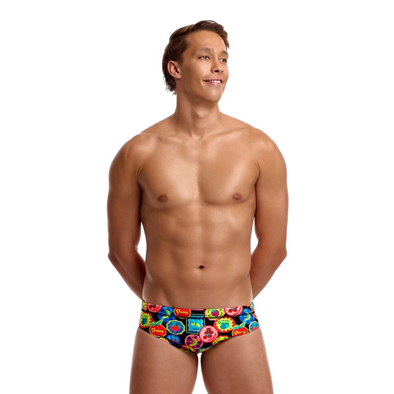 Slipuri de înot pentru bărbați Funky Trunks Classic Brief berry good 2