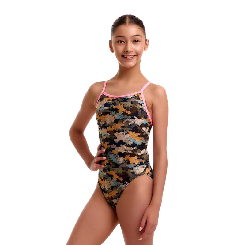 Costum de baie întreg pentru copii Funkita Single Strap One Piece bilko baby 2
