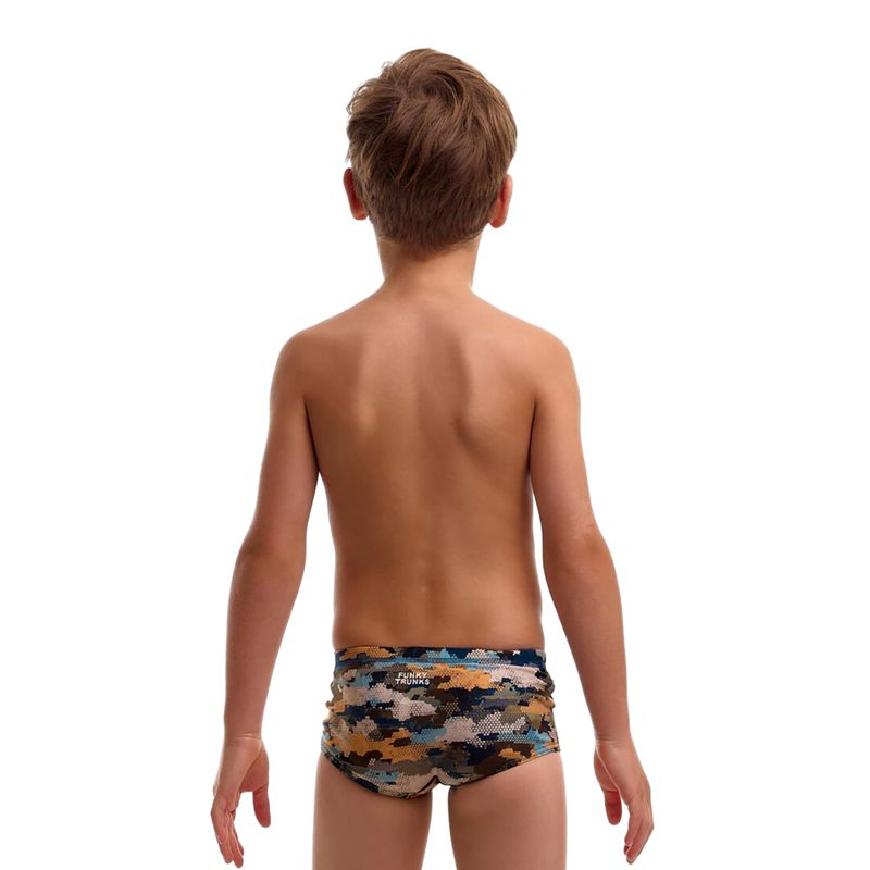 Boxeri de baie pentru băieți Funky Trunks Printed Trunks bilko baby 3