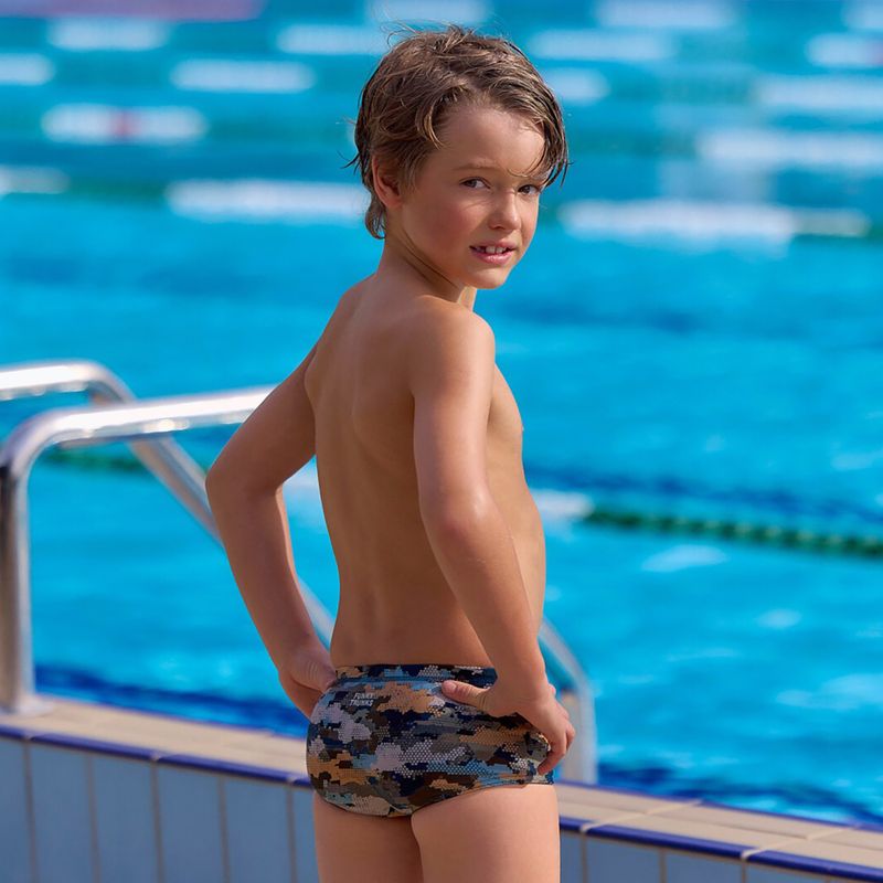 Boxeri de baie pentru băieți Funky Trunks Printed Trunks bilko baby 5