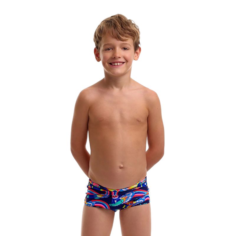 Boxeri de baie pentru băieți Funky Trunks Printed Trunks blast buddies 2