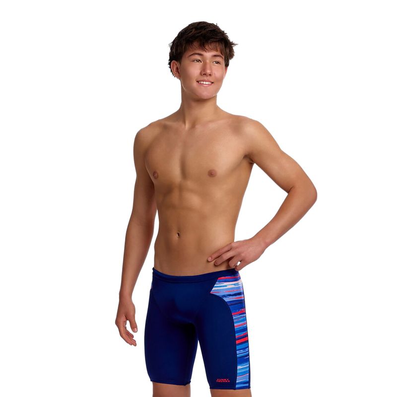 Jammer-uri de baie pentru copii Funky Trunks Training Jammers lost lines 2