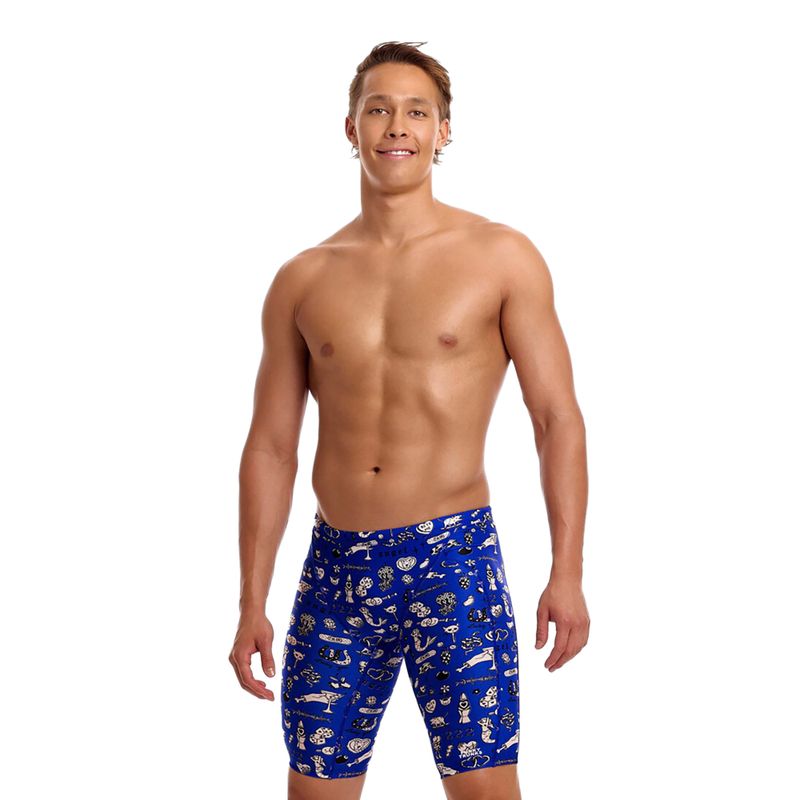 Jammer-uri de înot pentru bărbați Funky Trunks Training Jammers scratchy