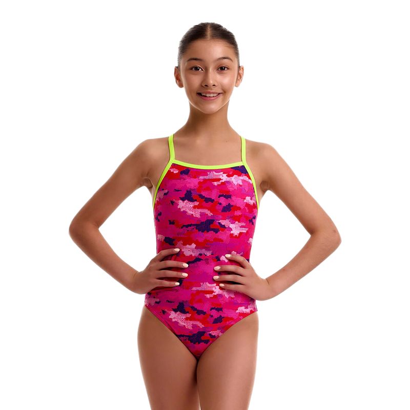 Costum de baie întreg pentru copii Funkita Strapped In One Piece special pops 2