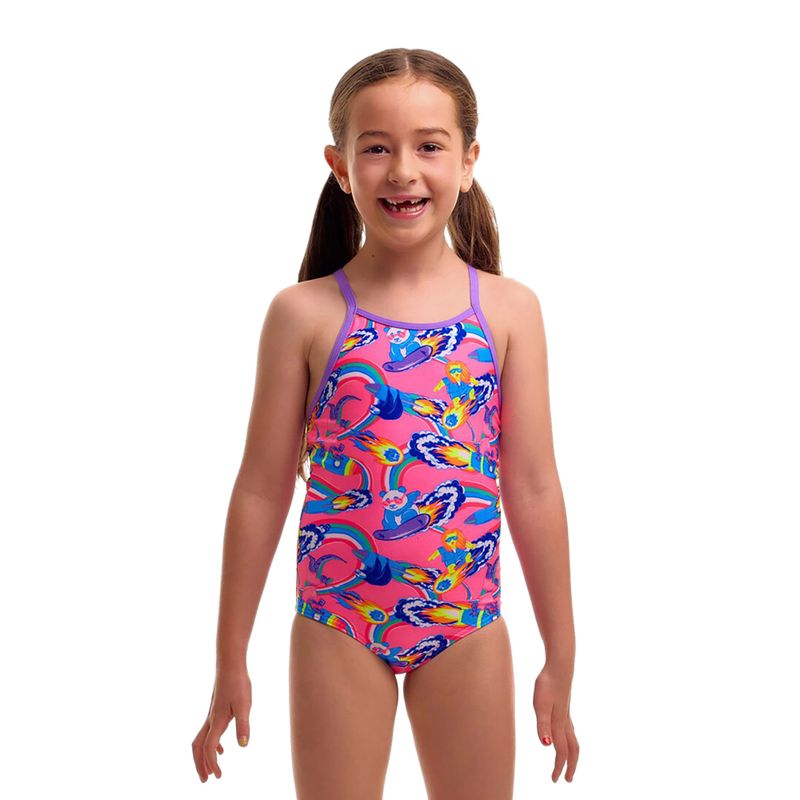 Costum de baie întreg pentru copii Funkita Printed One Piece sweet surfers 2