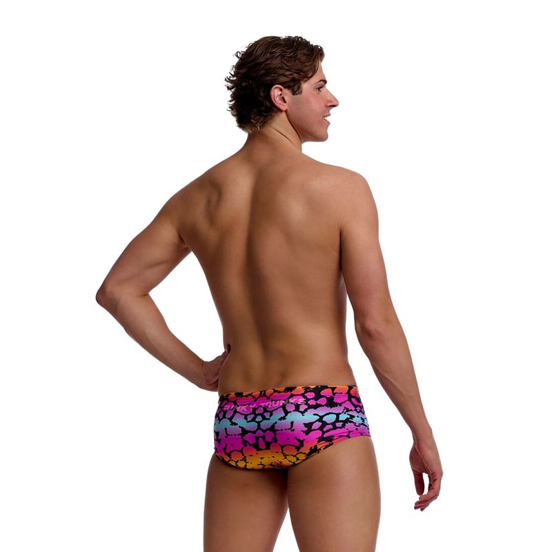 Boxeri de înot pentru bărbați Funky Trunks Sidewinder Trunks wild animal 2