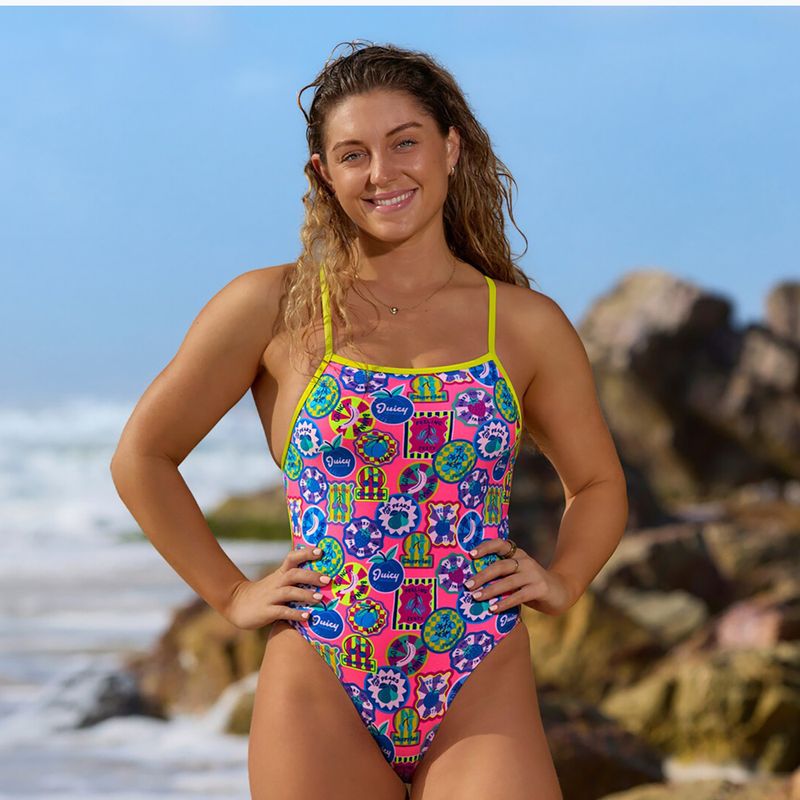Costum de baie întreg pentru femei Funkita Tie Me Tight One Piece zesty besty 4