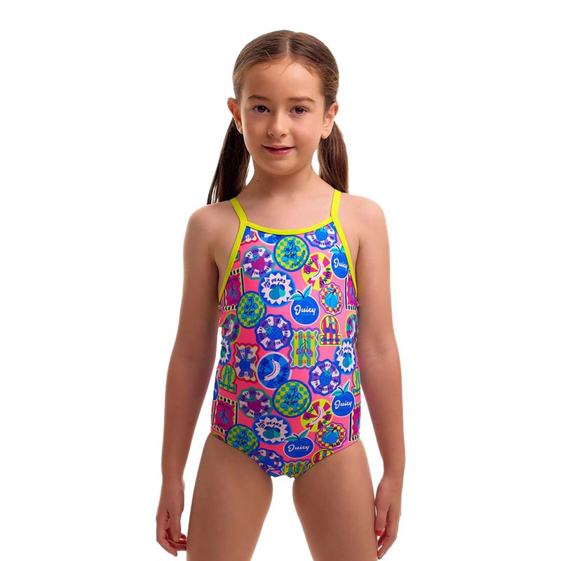 Costum de baie întreg pentru copii Funkita Printed One Piece zesty besty 2