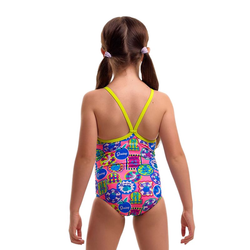 Costum de baie întreg pentru copii Funkita Printed One Piece zesty besty 3
