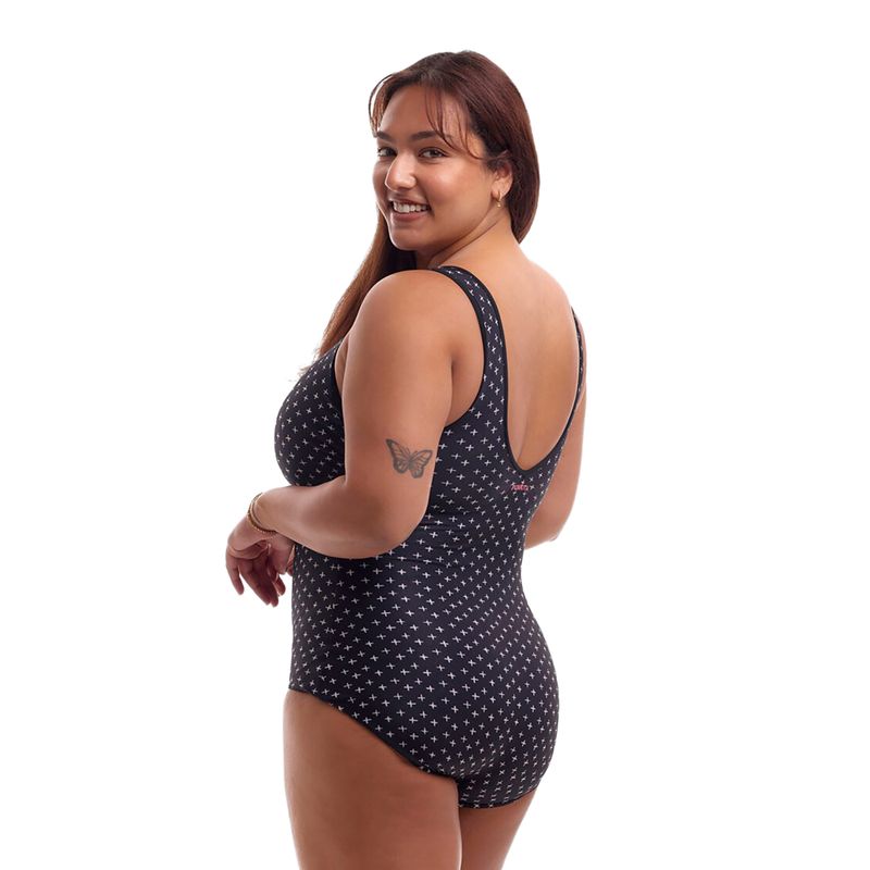 Costum de baie întreg pentru femei Funkita Zip Front One Piece be positive 2