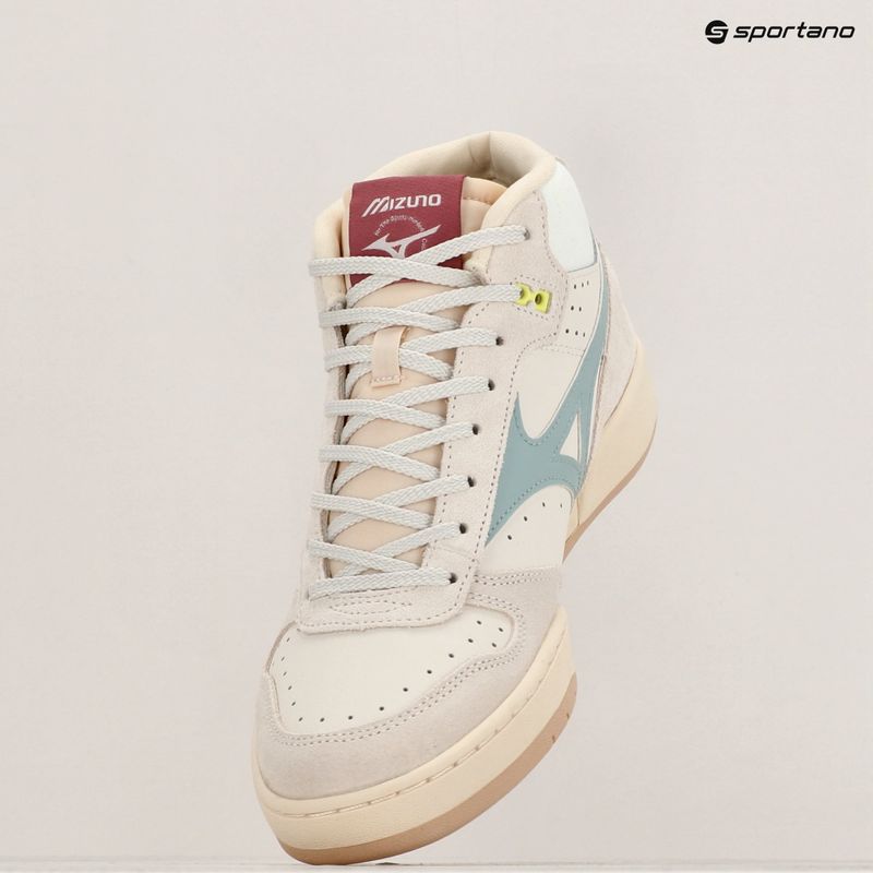 Mizuno City Wind Mid snow white/mellow mauve/blue surf shoe 10