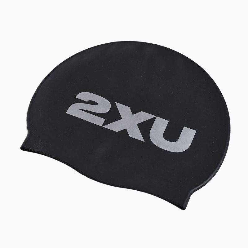 Cască de înot 2XU Silicone black/black 2